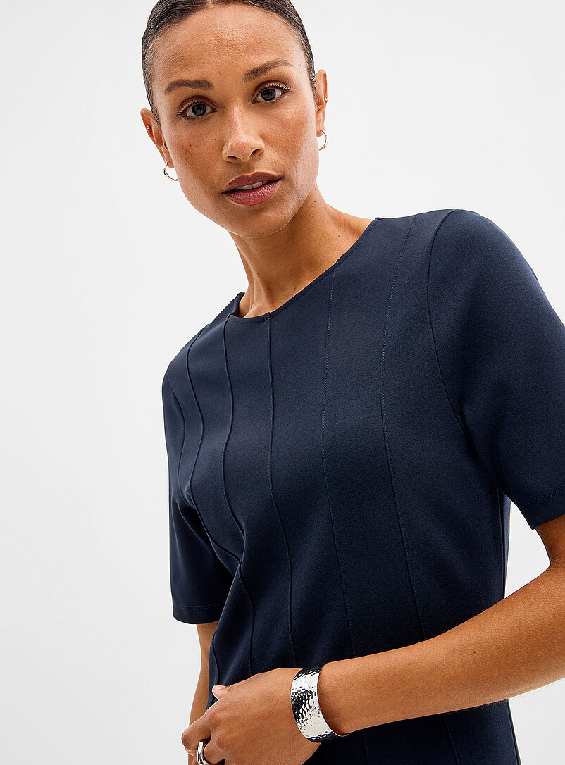 Rich jersey fit-and-flare dress | Contemporaine | Long Dresses