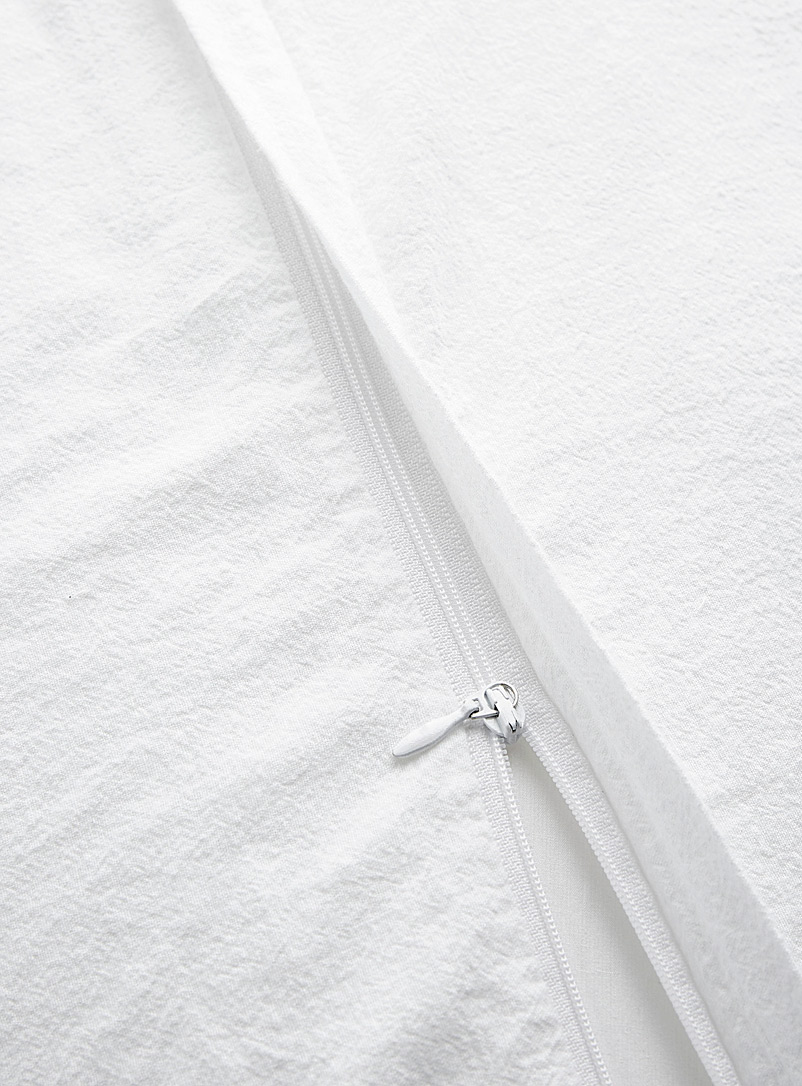 Simons Maison Ecru/Linen Linen and cotton duvet cover set