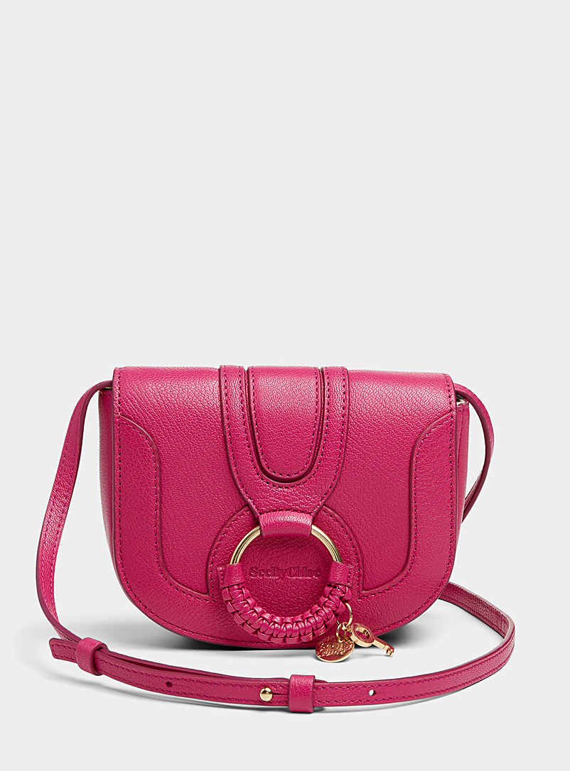 See by Chloé Medium Pink Hana mini leather bag for women