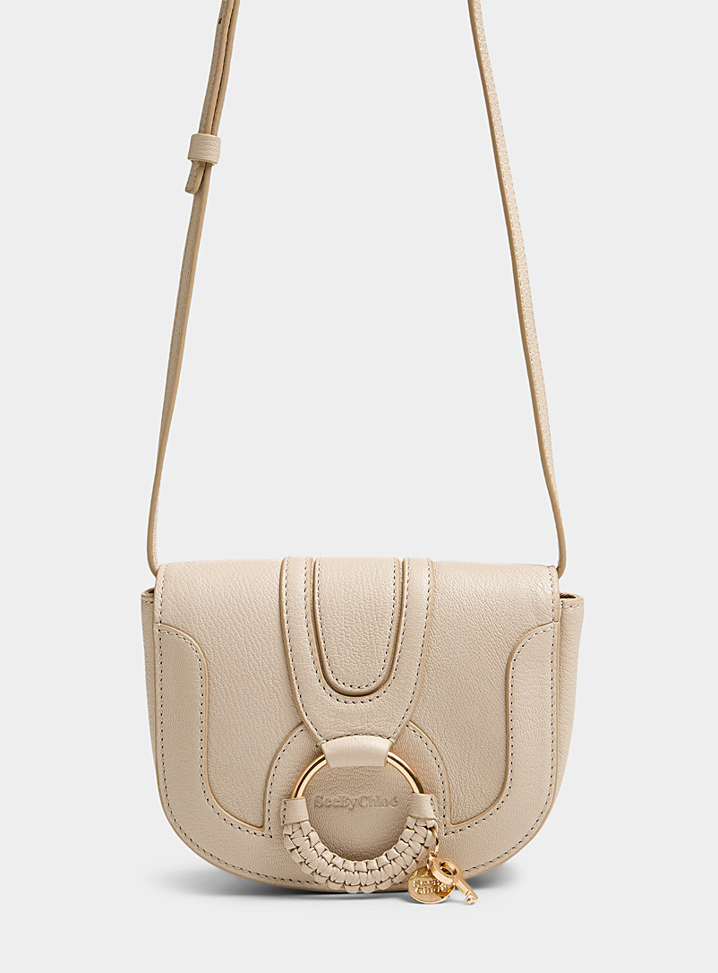 See by Chloé Beige Hana mini leather bag for women