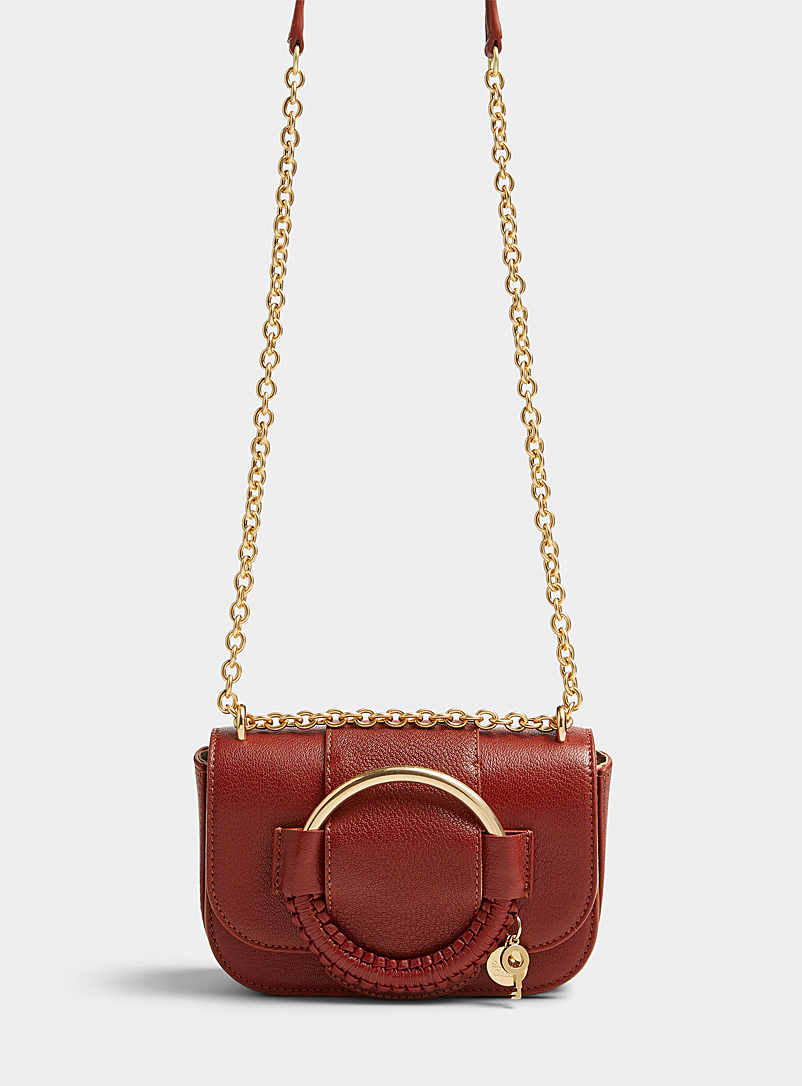 See by Chloé Copper Hana leather shoulder bag for women