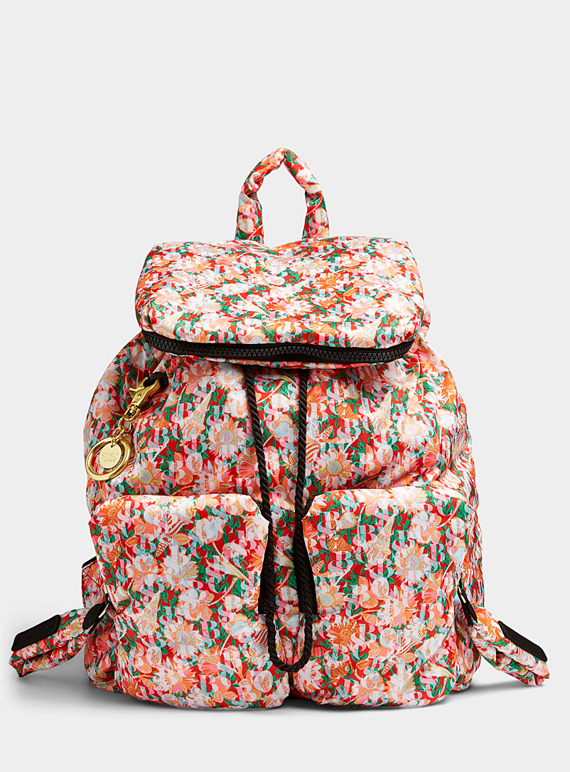 See by Chloé Patterned Red Floral backpack for women