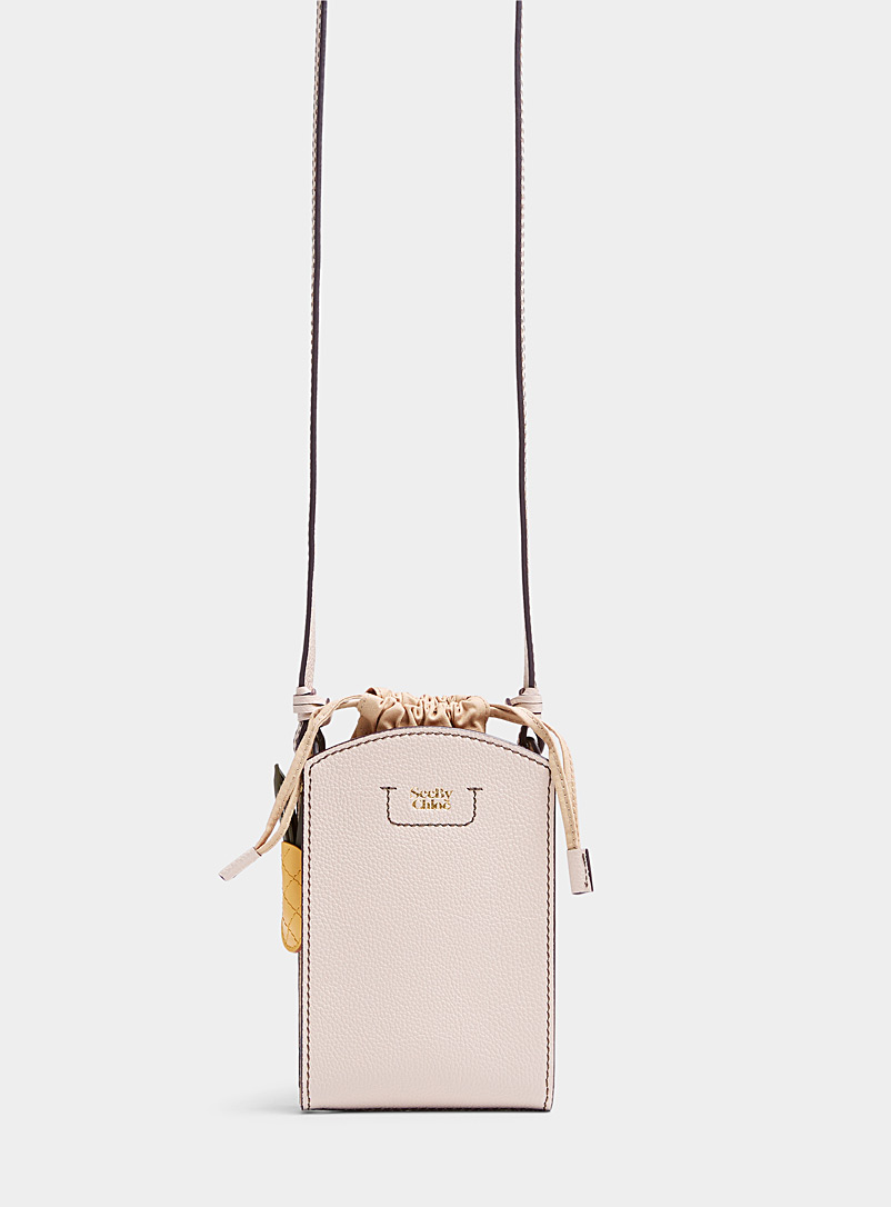 See by Chloé Ivory White Cecilya clutch for women