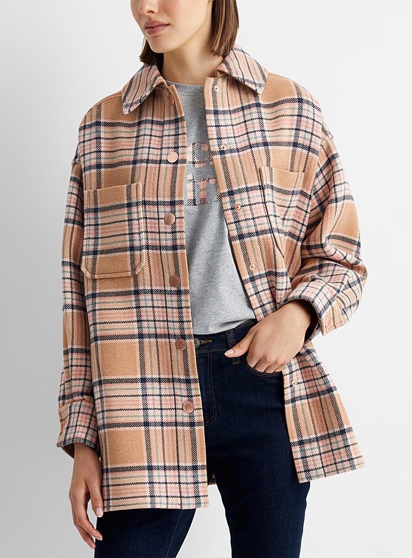 See by Chloé Assorted Pink plaid overshirt for women