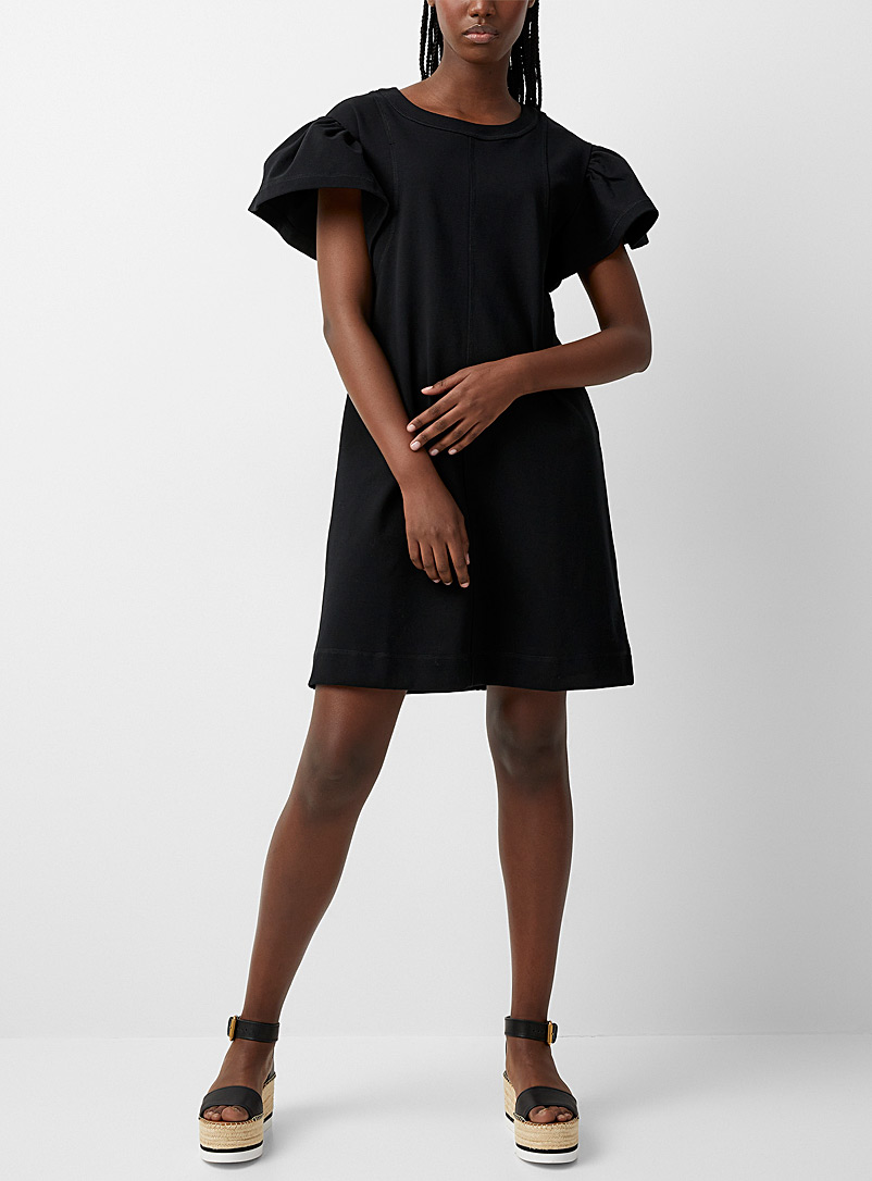 See by Chloé: La robe Milano Noir pour femme