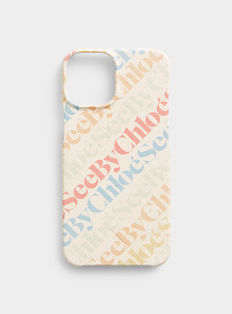 See by Chloé Patterned White Logo iPhone 13 case for women