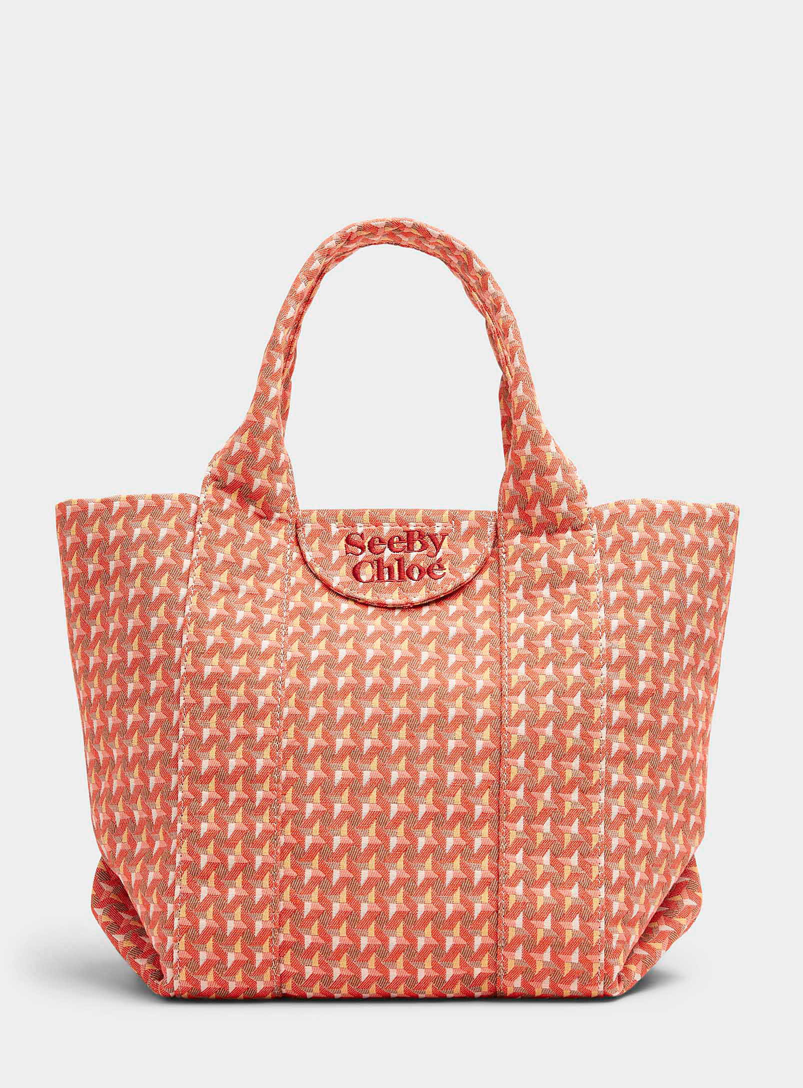 SEE BY CHLOÉ LAETIZIA PATTERNED TOTE