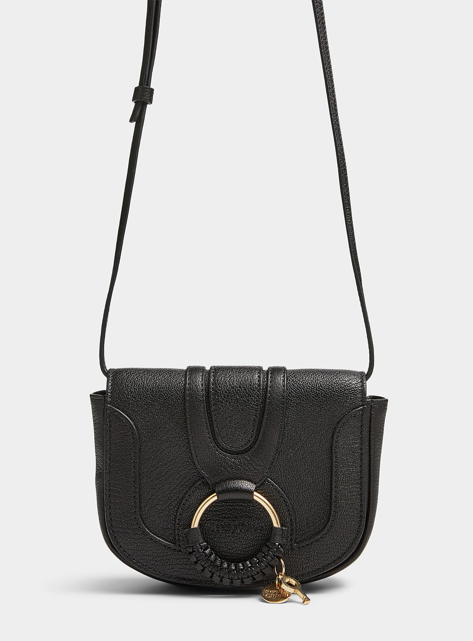 See By Chloé Hana Mini Leather Bag In Black