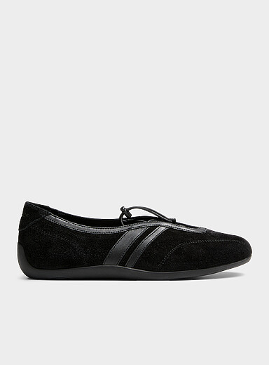 Le sneaker-ballerine su&egrave;de Hollie Femme