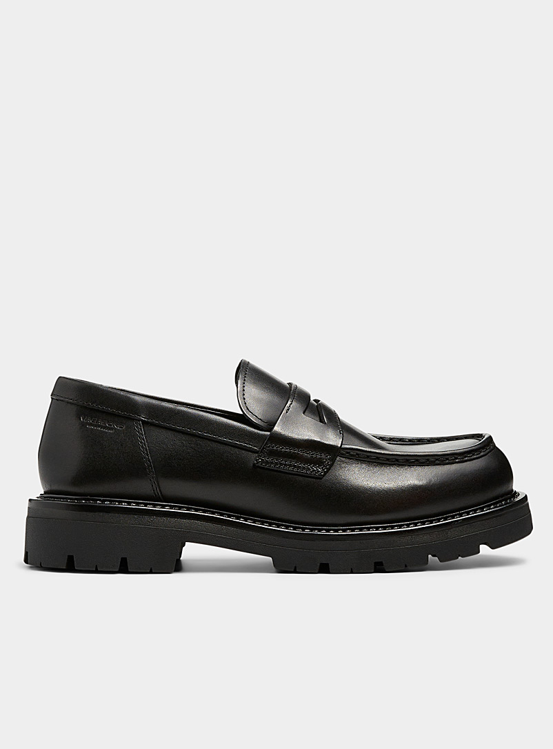 Vagabond Shoemakers Black Cameron penny loafers Men for men