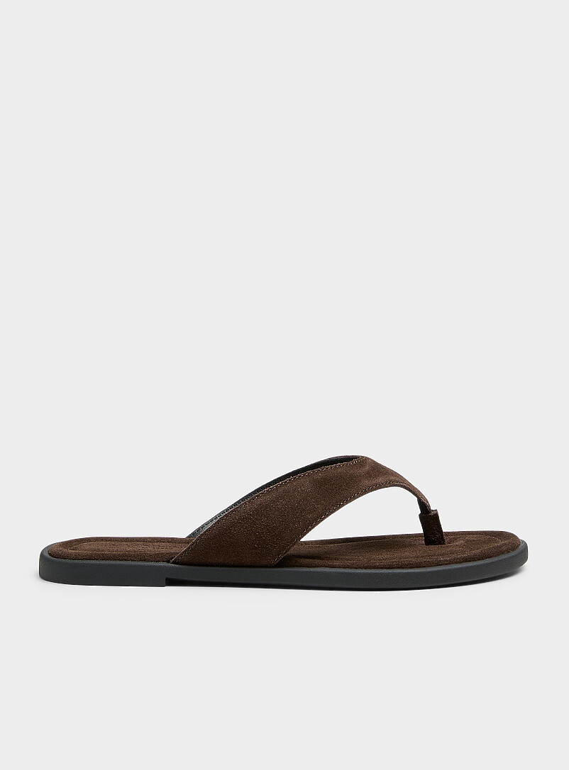 Vagabond Shoemakers: La sandale minimaliste Zaida su&egrave;de brun Femme Brun pour femme