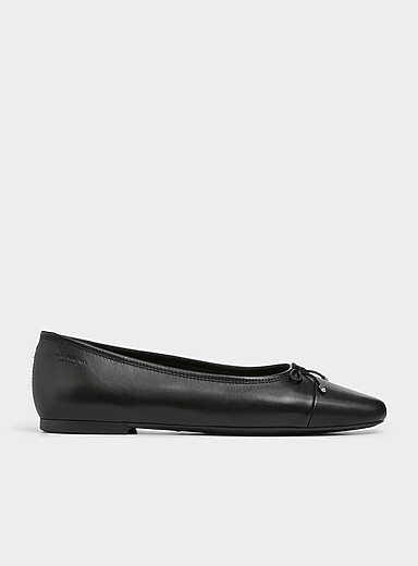 Vagabond Shoemakers Black Jolin bow leather ballet flats Women for women