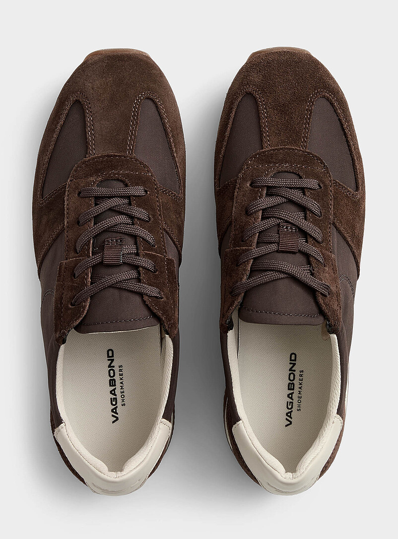 Vagabond Shoemakers: Le sneaker su&egrave;de chocolat Yasmin Brun pour femme