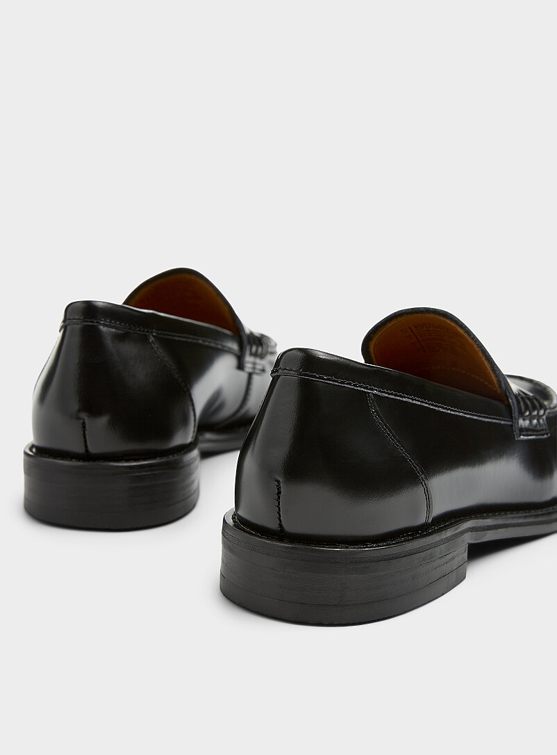 Vagabond Shoemakers: Le fl&acirc;neur penny cuir glac&eacute; Linn Femme Noir pour femme