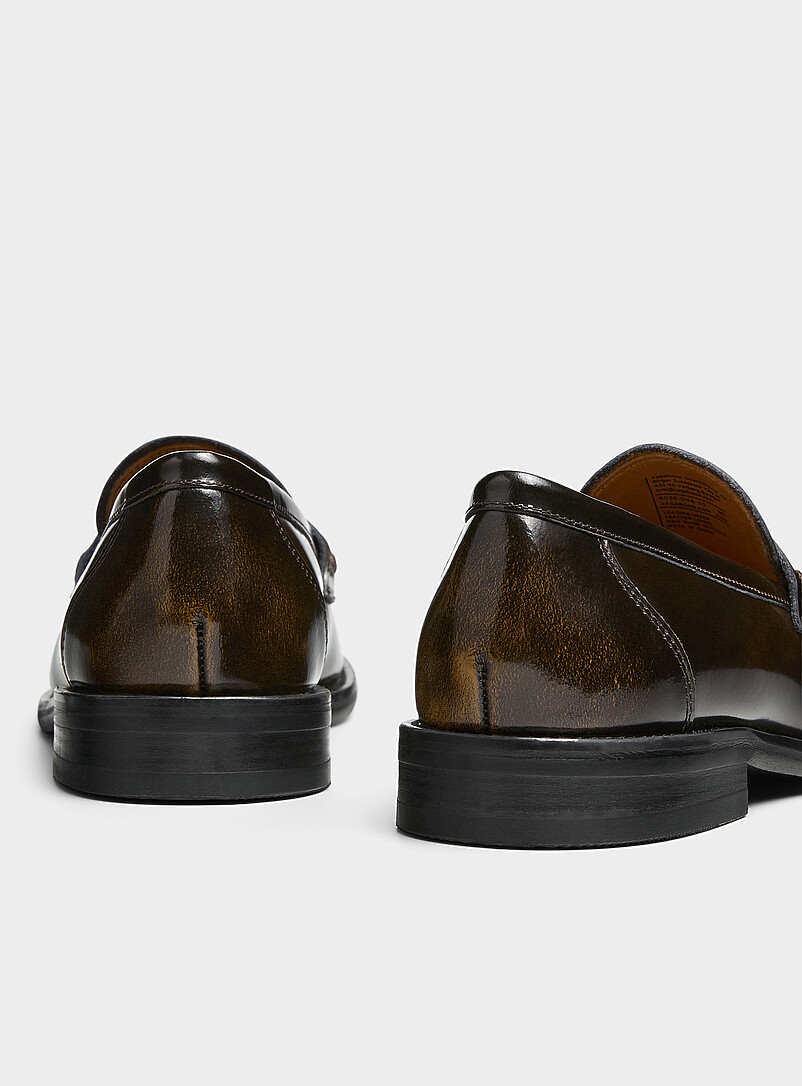 Vagabond Shoemakers: Le fl&acirc;neur penny cuir glac&eacute; Linn Femme Noir pour femme