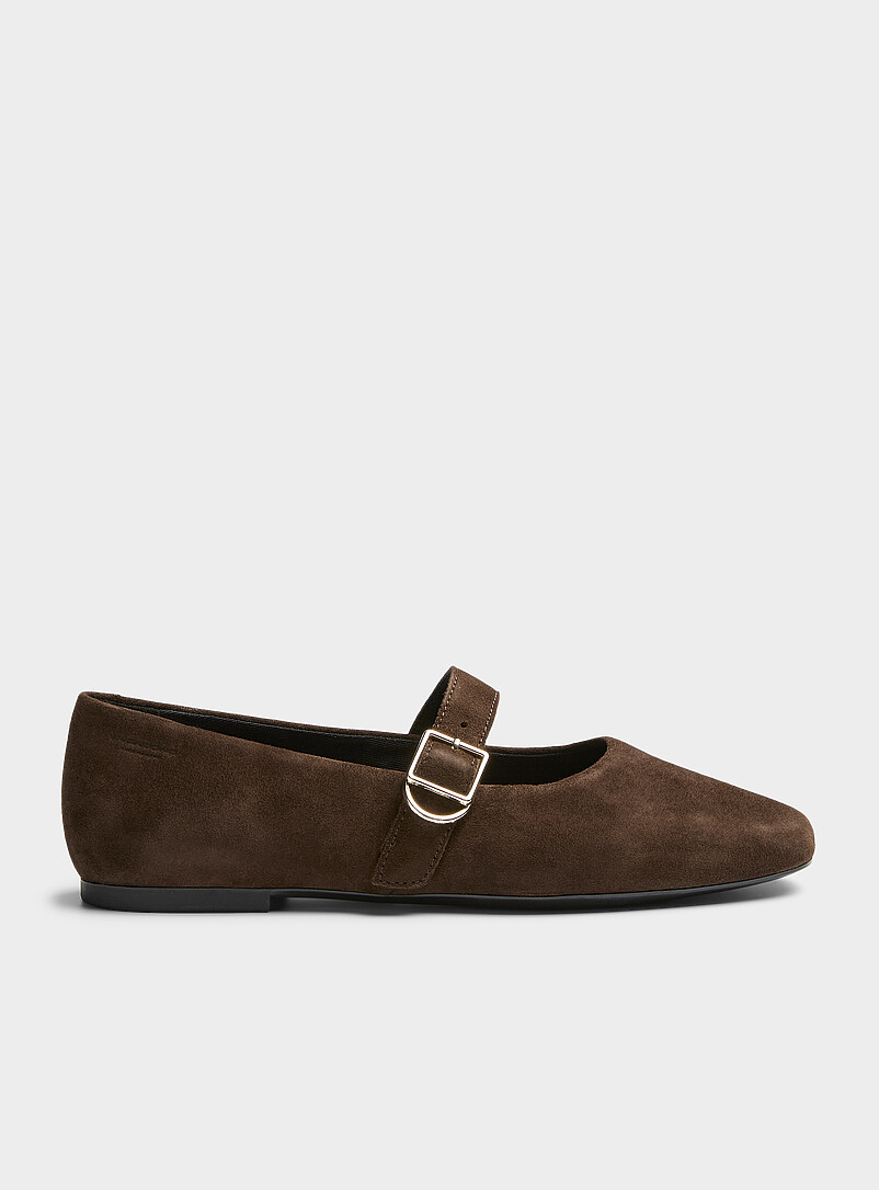 Jolin suede Mary Jane ballet flats Women Vagabond Shoemakers All