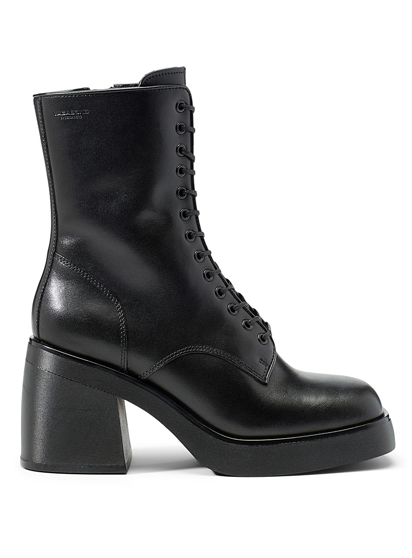Brooke lace-up heeled boots | Vagabond 