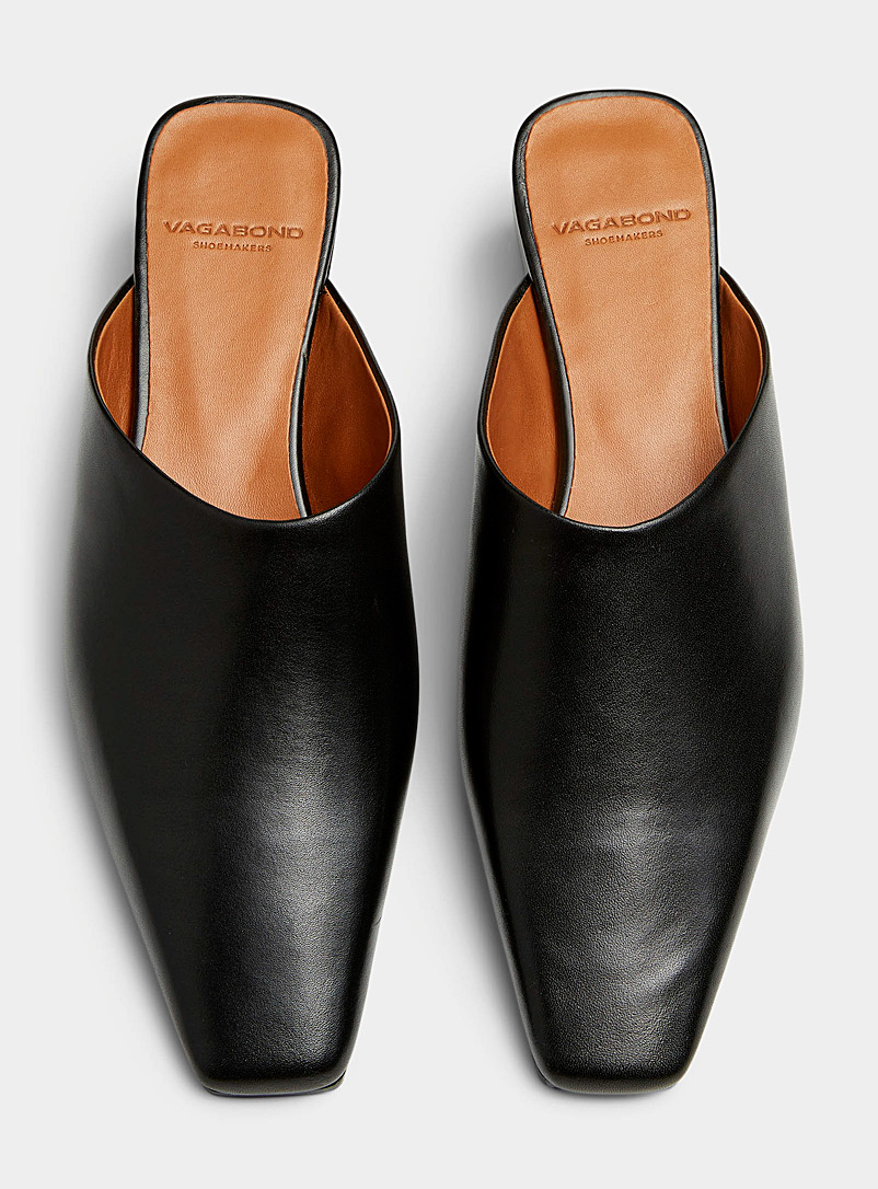 Vagabond Shoemakers: La mule en cuir Wioletta Femme Noir pour femme