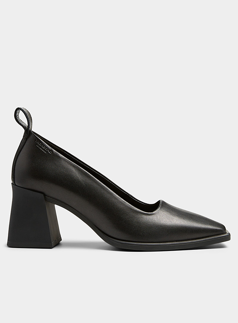 Vagabond Shoemakers: L'escarpin à bout carré Hedda Noir pour femme