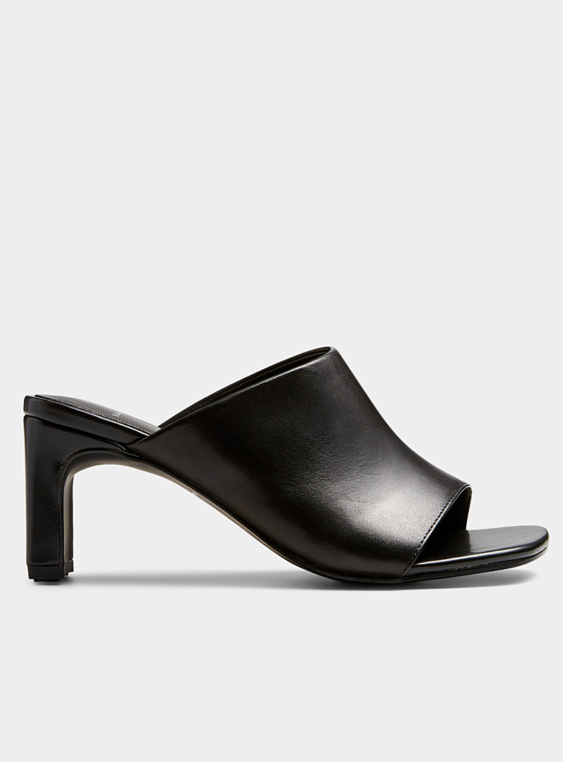 Vagabond Shoemakers: La sandale mule en cuir Luisa Femme Noir pour femme