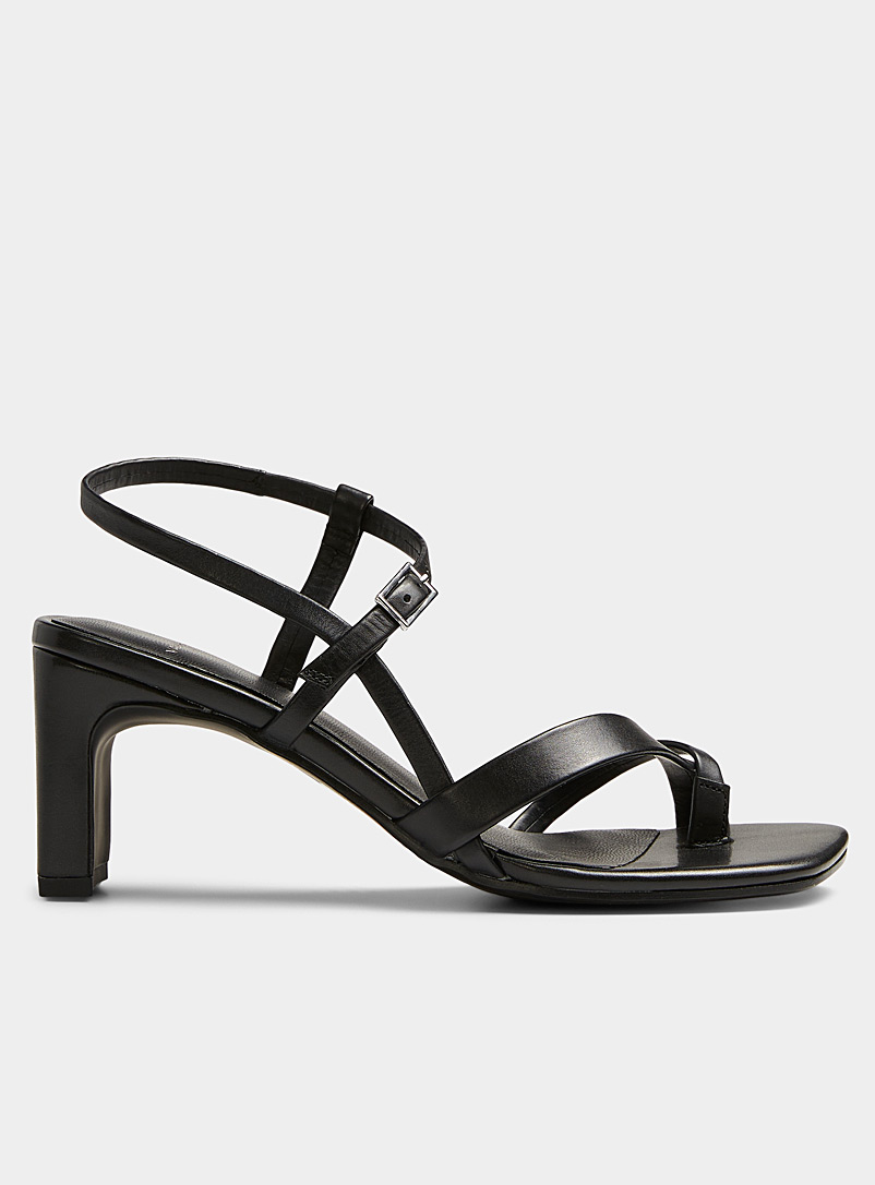Vagabond Shoemakers: La sandale à talon Luisa Noir pour femme