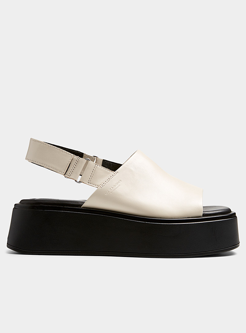 Vagabond Shoemakers Ivory White Courtney back-strap platform sandals Women for women