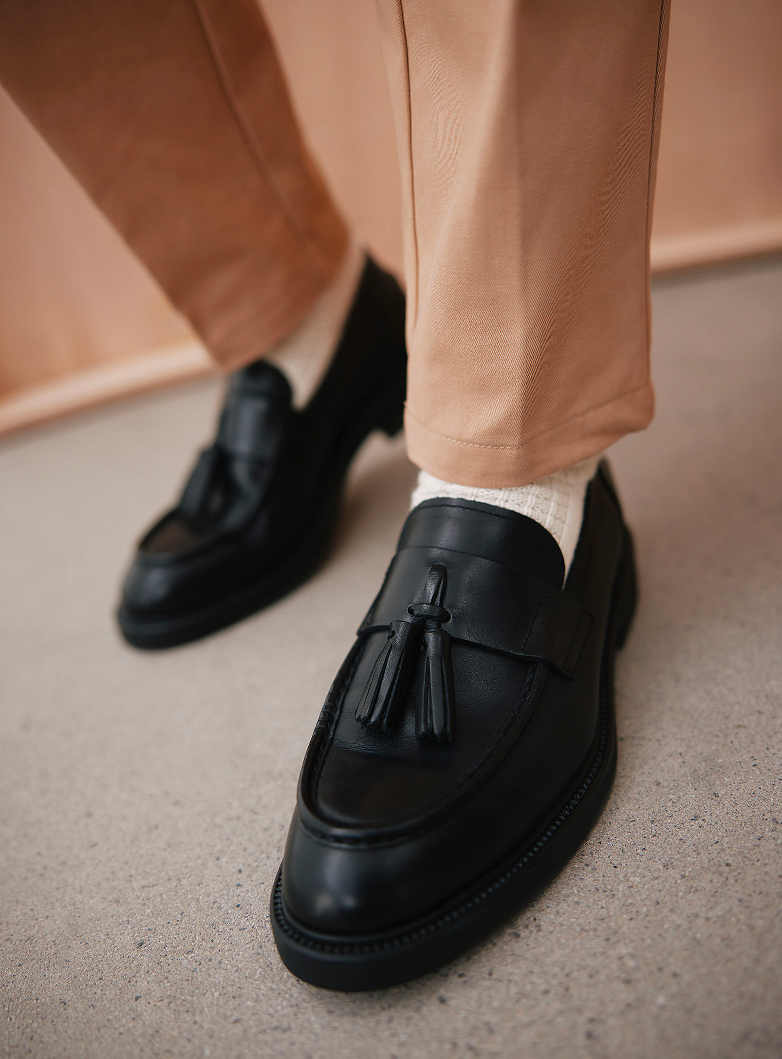 Chaussures ' Vagabond Shoemakers - Le flâneur à pampilles en cuir Alex M Homme