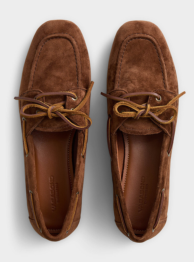 Hillary brown suede boat shoes Women product image 3