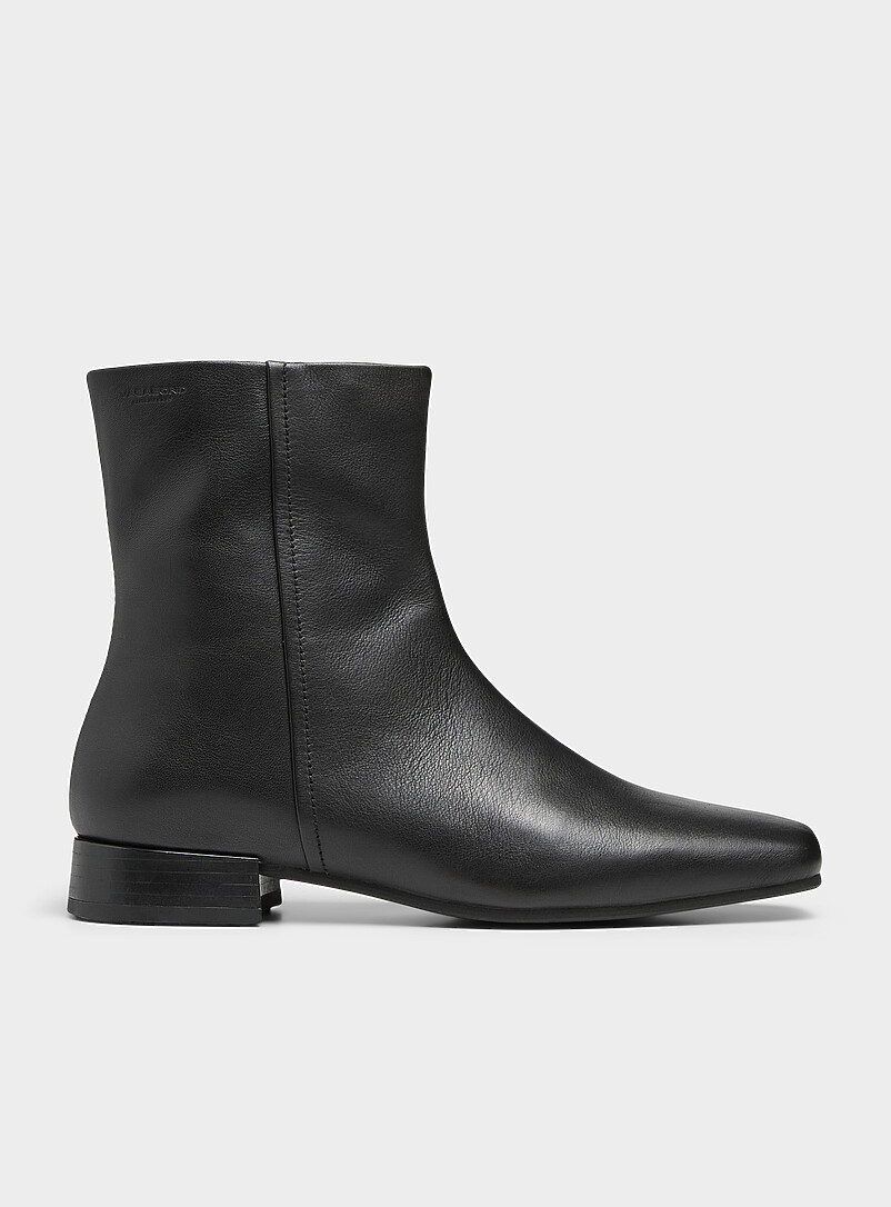 Mona square-toe leather boots Women product image (primary)