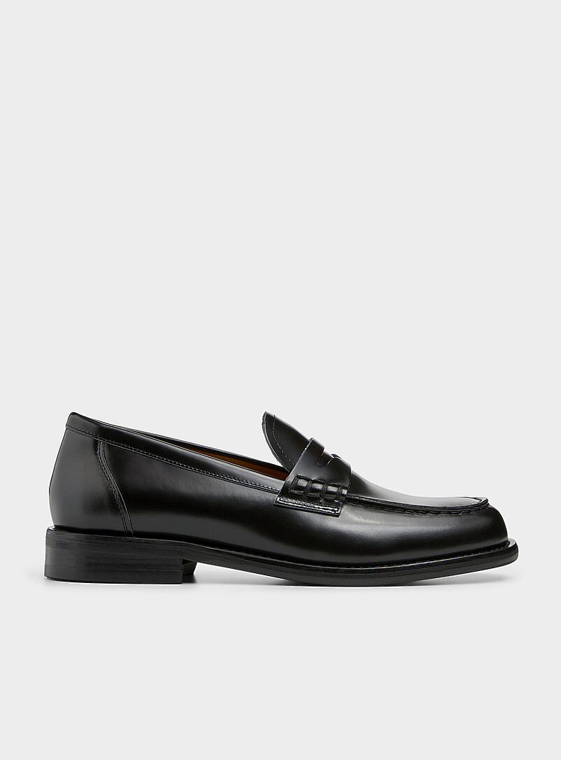 Linn Polished Leather Penny Loafers Women