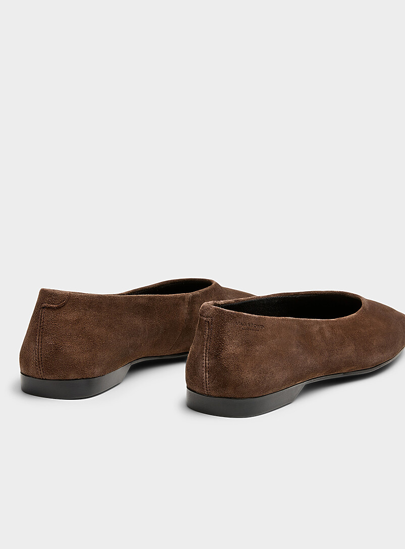 Delia square-toe suede ballet flats Women product image 2
