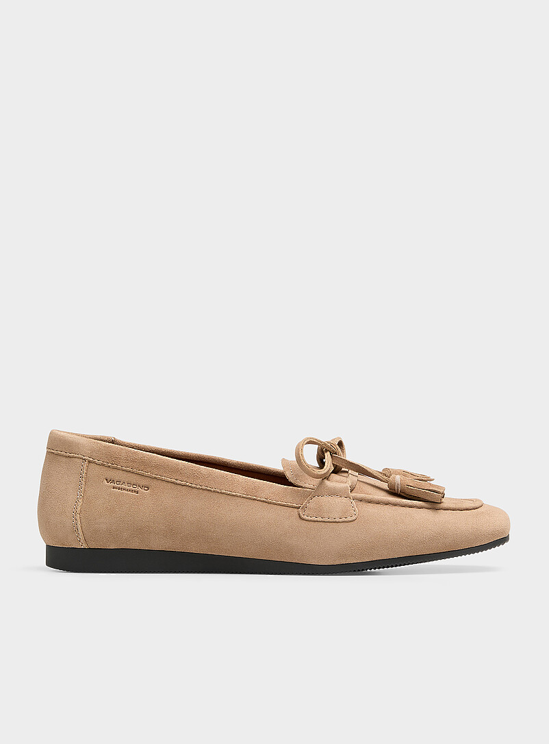 Hillary tassel bow suede loafers Women product image 3