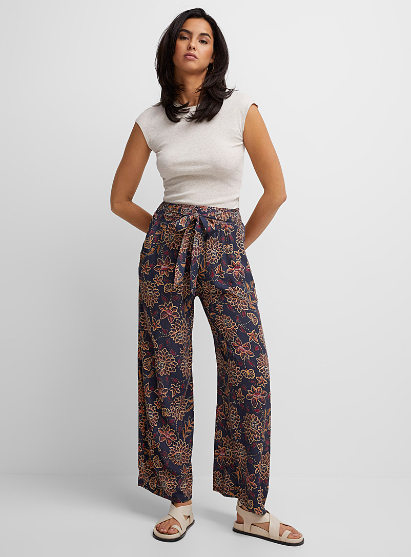 Premium Women’s Palazzo Pants with Pockets - High Waist - Solid and Printed  Designs