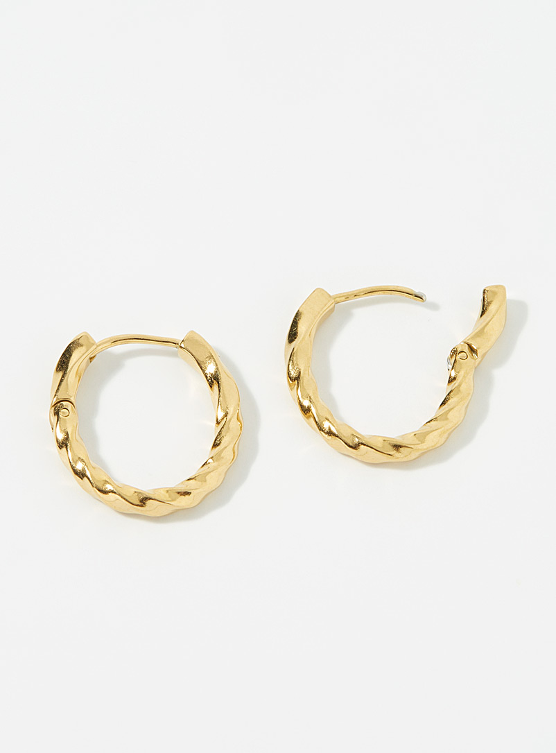 Simons Assorted Twisted oval hoops for women
