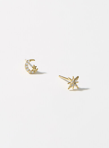 Les petites boucles d'oreilles astres