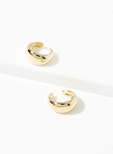 Shimmery ear cuffs Set of 2
