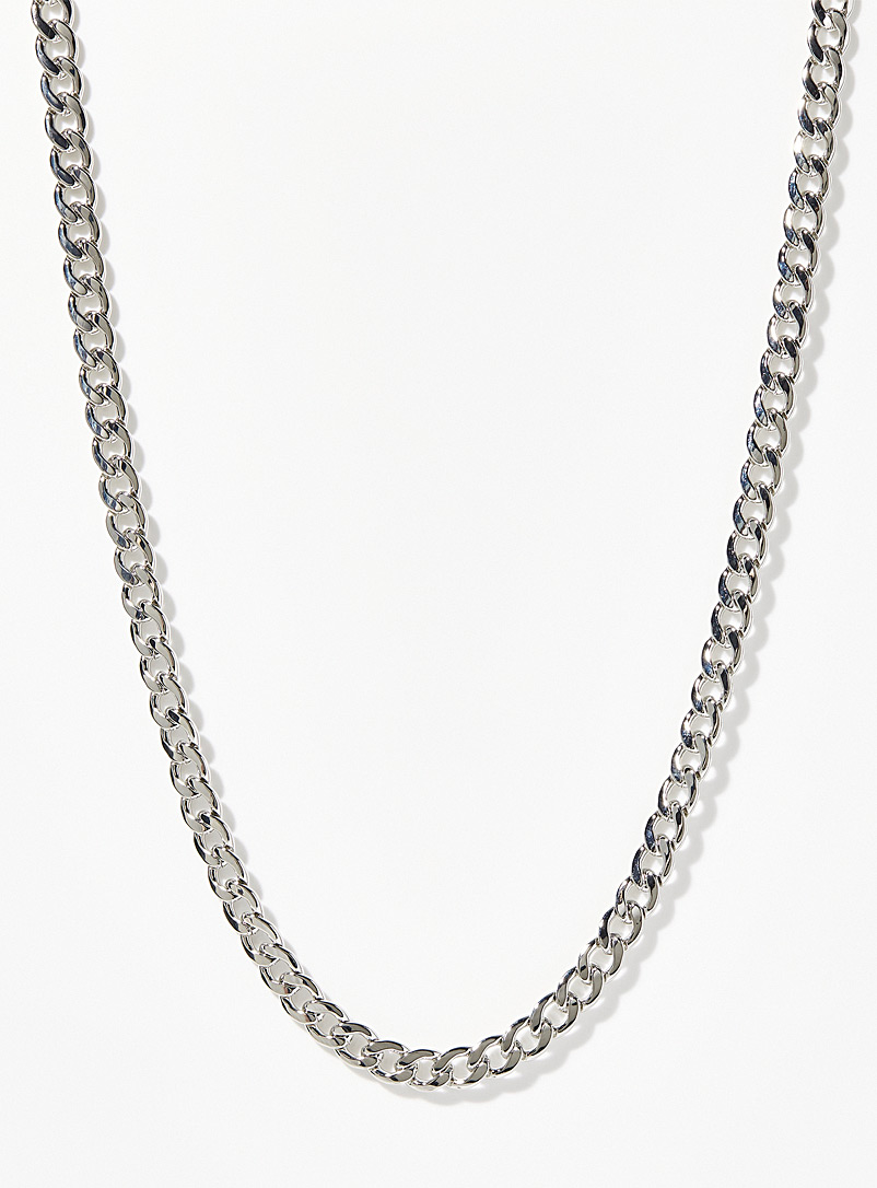Le 31 Silver Minimalist silver chain for men