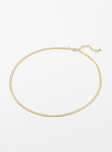 Snake-link chain necklace