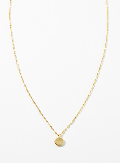 Minimalist pendant necklace | Simons | Shop Women's Necklaces Online ...