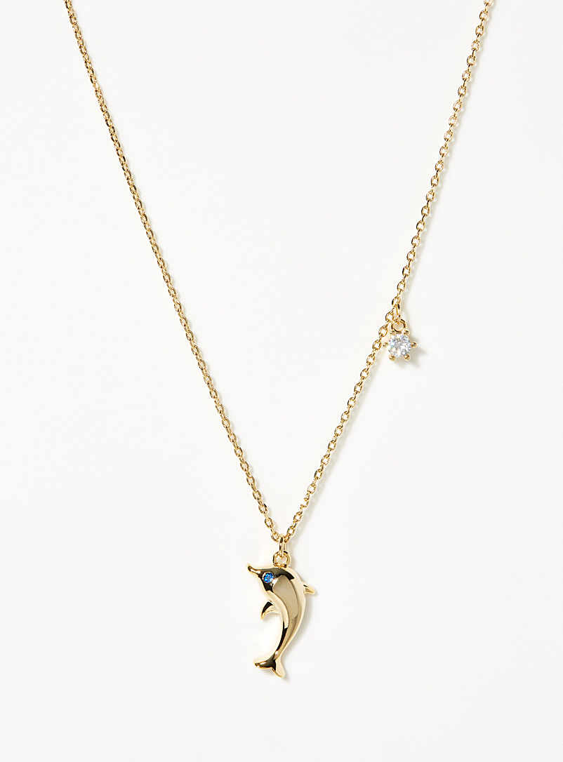 Simons: Le collier petit dauphin Assorti pour femme