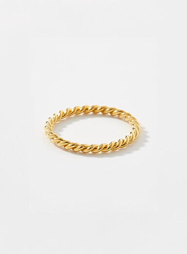 La bague torsad&eacute;e