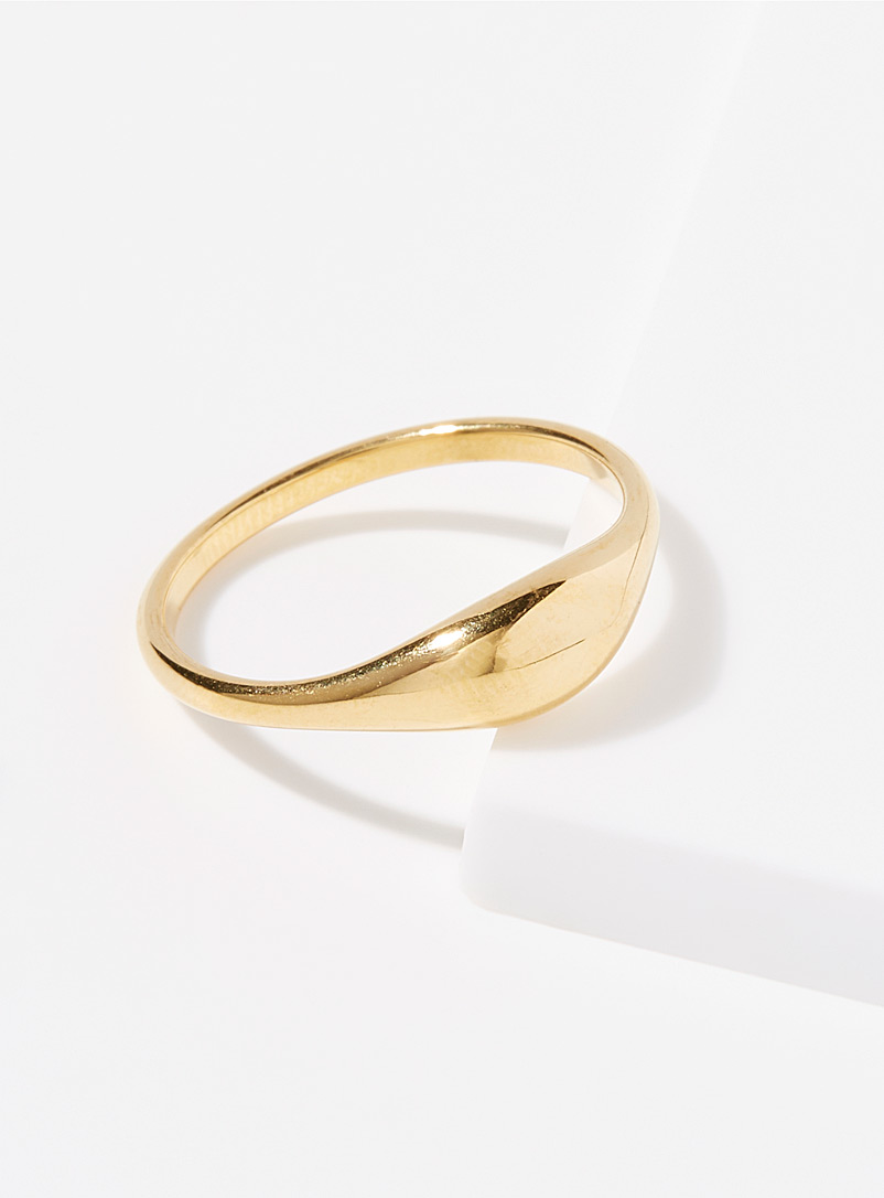 Simons Assorted Quintessential golden ring for women