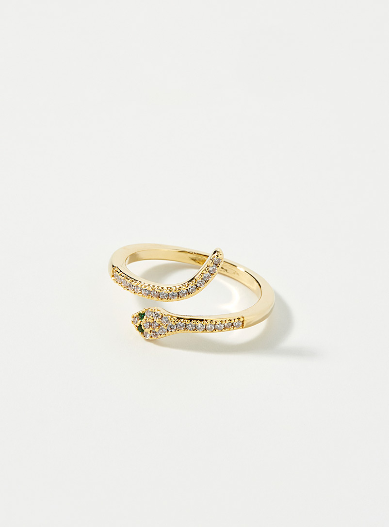 Simons Assorted Dazzling snake ring for women