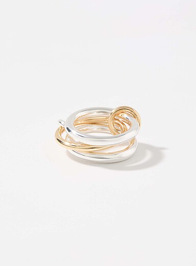 Two-tone triple ring