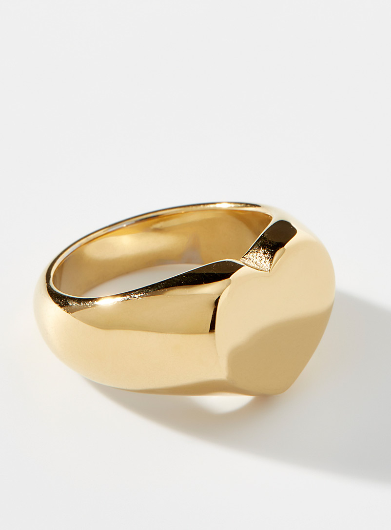 Simons Assorted Heart signet ring for women