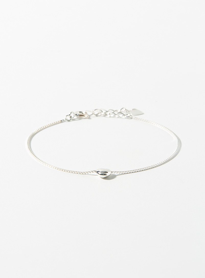 Simons Silver Mini-heart silver bracelet for women