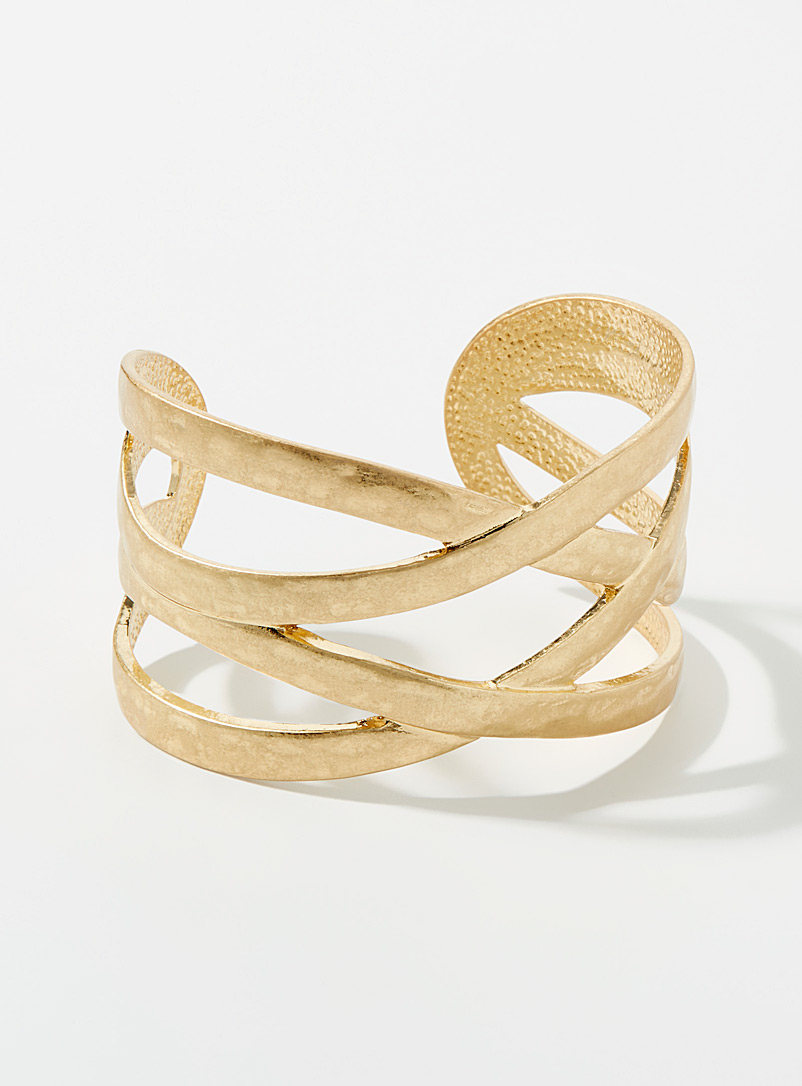 Simons Assorted Openwork wide cuff bracelet for women