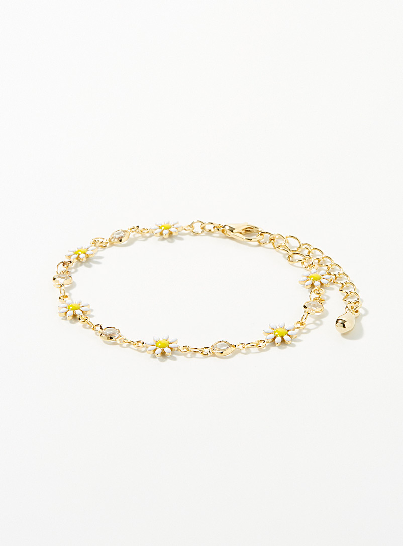 Simons White Little flower bracelet for women