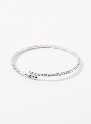 Shimmery crystal bangle