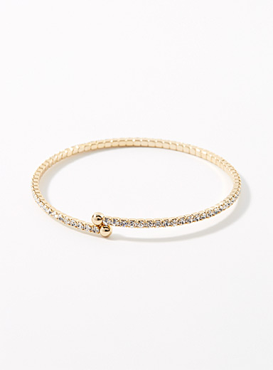 Shimmery crystal bangle